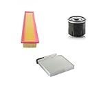 AOQ - Kit tagliando 3 FILTRI COMPATIBILE.CON REN CLIO III -MODUS 1.2 /DACIA LOGAN I, SANDERO I