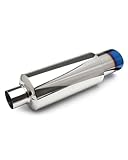 Silenziatore Tubo Di Scarico Modificato Per Auto, Ingresso Da 2,0 Pollici, Scarico Da 3,0 Pollici, Silenziatore In Acciaio Inossidabile Marmitta Sportiva