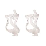 ZEFAL Pack Spring Bianco - Confezione da Due Portaborracce Bici per il Telaio - Portaborracce da Bicicletta Leggero e Resistente per Bici da Strada e Mountain Bike - Bianco