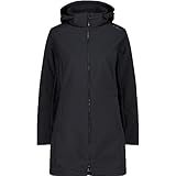 CMP - Parka da Donna con Cappuccio e Zip, Nero, M