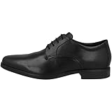 Clarks Howard Walk, Oxford Uomo, Black Leather, 43 EU