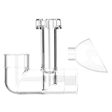 DONGKER Skimmer per Superficie Acquario, 12/16 mm 16/22 mm Filtro Olio per Acquari, Filtri Pellicola Olio per Acquari Piantumati