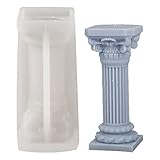 Dimweca Stampo in Silicone con pilastro Romano - Stampo per Candela a Colonna Romana - Stampo in Silicone con colonne greche antiche per Cioccolato, Caramelle, Candele, Artigianato, Decorazione