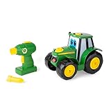 Tomy John Deere Johnny Tractor Costruisci Un Trattore, Singolo, Multicolore, X-Large, 46655