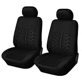 WINGOT Coprisedili Auto per BMW 1 3 4 Series X3 X4 X5 X6 X7 F40 G01 G02 G21 G07 I3, Set Coprisedile Fodere per Anteriori e Posteriori, Compatibile con Airbag Laterale,Black-2 Seats