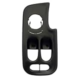 Coperchio Pulsantiera Alzacristalli per Alfa Romeo 147 GT, Nero, Ricambio Compatibile