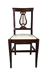 Sedia Lira, qualità Top, Vari Colori e Sedute ORDINE MINIMO 2 PEZZI (Noce, Imbottita Beige)