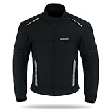 BI ESSE Giacca Giubbino Tessuto Moto Scooter Viaggio Sfodrabile Ventilata (IT, Testo, 4XL, Regular, Regular, Nero)