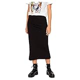 PIECES PCKYLIE MW Midi Skirt Noos Gonna, Nero, XL Donna