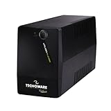 Tecnoware UPS 650VA per PC/Modem, NO Gaming/Console, Gruppo di Continuità ERA PLUS, 2 Schuko, Software, Protezione Blackout e Sbalzi tensione per PC, Modem, Videosorveglianza, Punto Cassa, NAS, POS