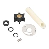 WOOSTAR Kit di Riparazione Girante Pompa Acqua Sostituzione per Mercury Mariner 2 Tempi 4 4.5 7.5 9.8HP Motore Fuoribordo OEM 47-89981Q1 47-89981T1