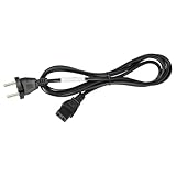 vhbw Alimentatore con Spina Tedesca Compatibile con Roland JX-10, JX-8P, Jupiter-6, KR-100, KR-3000, KR-33, KR-3500, JV-80 - connettore C9, 2 m