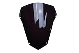 avdb-moto Cupolina/Parabrezza Compatibile con YAMAHA FAZER 600 FZ6-S RJ14 2007-2015 in Policarbonato (Nero)