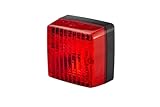 HELLA 2NE 003 315-011 Retronebbia, Alogeno, 12V, Montaggio, esterno, colore diffusore luce rosso, Spina Spina piatta, Dx/Sx