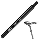 Reggisella per Bicicletta, Tija Sella 27,2 mm, Tubo Sella Bici Regolabile, Tija Sella 300 mm per MTB, Bici da Strada, BMX e Downhill