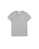 Champion Legacy Legacy Basics W - Light Cotton Jersey S-S Regular Crewneck T-Shirt, Grigio Melange Chiaro, Donna FW23