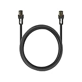 Ekon cavo antenna TV, cavo antenna, maschio femmina, 1.8 metri, 75 dB, per TV, smart TV, decoder, digitale terrestre