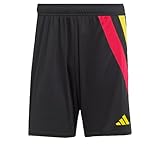 adidas Uomo Shorts (1/4) Fortore23 SHO, Black/Team Colleg Red/Team Yellow/Team Green, IK5736, XL