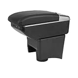 Bracciolo centrale per auto For VW POLO Mk5 6R Vento Car Armrest Box Center Storage Box Car Accessories Retrofit(C black line 7USB)