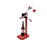 MOHOME Tappatrice Tappi Corona Made in Italy a Colonna Cremagliera 3 Leve Capsulatrice Manuale Altezza Regolabile Tappo 26 MM Ø Sigillatrice Ermetica Professionale Bottiglie Vino Birra Olio Aceto