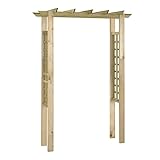 vidaXL Legno Impregnato Pino Pergola ad Arco per Piante Rampicanti Graticcio