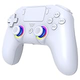 SUBSONIC - Controller per PS5 wireless con paddle e LED programmabili, vibrazione e funzione touch - Controller PS5 bianco