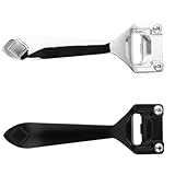 Gadpiparty Strumento Sottile Attrezzi da calzolaio Taglio Materiale ciabattino Strumento di smussatura Skiver guinzaglio spaccalegna in Pelle Utensili in Pelle Mazza di Cuoio pelapatate Lega