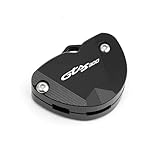 Seulomo Copri Chiave per Decorazione Moto Chiavi in ​​Allu per Piaggio Vespa GTS300 GT S300 GTS 300 2023 Universale Accessori Moto Caso della Copertura Chiave Borsette Portachiavi(Color:C Black)