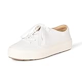 Amazon Essentials Comode Scarpe da Ginnastica con Lacci Donna, Bianco, 37.5 EU