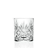 RCR Cristalleria Italiana S.p.a. Linea Melodia | Bicchieri da Acqua in Vetro Moderni Set 6 Bicchieri di Cristallo da 31 Cl