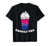 Equalitea Bisexual Pride Boba Bubble Tea Equality Bi Gift Maglietta