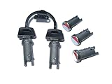 Cif 6210-5 Kit 5 Serrature Cilindretti + 2 Chiavi Compatibile Con PIAGGIO Vespa PK - PX - COSA/NRG/SFERA/NTT/ZIP - GILERA STORM/TYPHOON