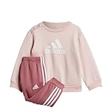 adidas Kids Badge of Sport Jogger Set Cotton Pink 6-9M