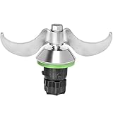 Arcets Coltello Impasto Bimby TM5 TM6, Lame Coltelli Impastatore per Thermomix TM5 TM6 adatto per Impastare Pane Dolce, Pulizia Semplice in Acciaio Inox