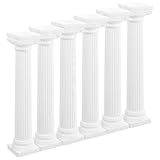 UPKOCH 6pezzi Colonna Romana Decorativa Miniature Pilastri Per Decorazione Casa E Eventi Per Matrimonio E Paesaggi Miniatura