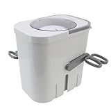 Yosoo Health Gear Lavatrice manuale a risparmio energetico portatile a manovella rotante disidratatore, mini centrifuga per asciugatrice, macchina per lavanderia compatta, mobile per dormitorio