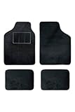 +PWR Car Parts Set di tappetini in moquette Torino Universal. 81% PVC 19% Tappeto, dimensioni 65x45 cm / 33x45 cm. Proteggere il pavimento originale del veicolo.