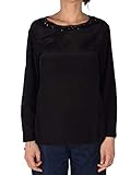 Max Mara T-Shirt Faggi S02 001 Nero+Ricamo, 08 XL