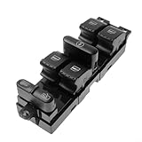 HEIBTENY Alzacristalli Power Window Interruttore 7M6959857 per Ford per Galaxy Sharan Seat Alhambra 1995-2010 ABS nero resistente all'usura e alla deformazione