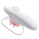 MYCARBON Massaggiatore a Coppettazione Elettrico con Massaggio a Vuoto, EMS, Luce Rossa, 2 Coppette, Anticellulite, Rassoda Tessutii, Migliora Circolazione