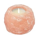 Himalaya Salt Dreams Teelichthalter Gonna, Cristallo, Colore: Arancione, ca. 400 g