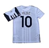 CALCIOGADGETS Maglia Yildiz Ufficiale 2025-26 Bambino Uomo Adulto Replica Autorizzata per Tifoso Home Kenan 10 (S)