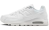NIKE Air Max Command Leather, Sneaker Uomo, Bianco (White/White/Metallic Silver), 46 EU