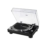 Reloop RP-2000 USB MK2 - giradischi per DJ al quarzo con azionamento diretto, 33 1/3 e 45 giri/min, uscita audio USB, pitch di precisione +/-8%, nero