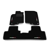 Tappetini compatibili con Honda Insight Hybrid 2009-2013, bandiera Italia, kit tappetini auto personalizzati, set tappeti in moquette, tappeto auto