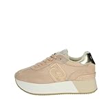 LIU JO BA4081 Dreamy 02 Papaya-Light Sneakers Sportive per Donna in Nabuk e Tessuto con Zeppa Alta (Papaya/Light, 37)