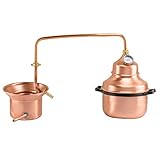 AgriStore di Cosenza V. Distillatore in Rame a serpentina da 3 Litri