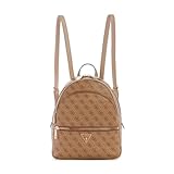 GUESS Manhattan Large Backpack Grande, Zaino, Logo Latte, Etichettalia Unica Donna