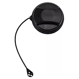 Honseadek Tappo serbatoio carburante in plastica nera compatibile con Opel Corsa Corsavan Meriva 2007-2017 OEM 13228892 Coperchio di ricambio per benzina e diesel