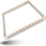 Gastronette Cestello universale per cestello della lavastoviglie, inserto rialzato per cestelli, gastronomia, lavastoviglie, cestello in plastica, 50 x 50 cm, a maglia grossa, impilabile